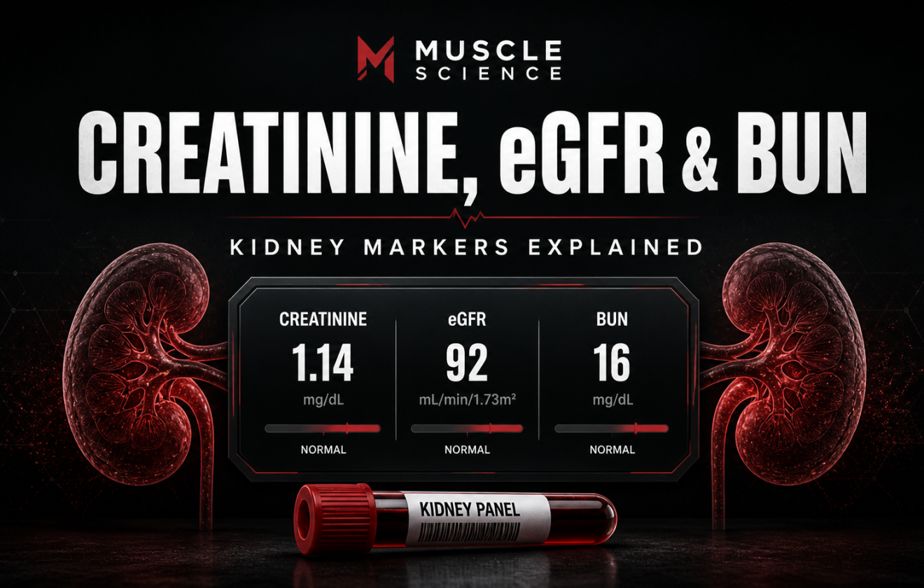 kidney markers creatinine eGFR BUN bloodwork monitoring