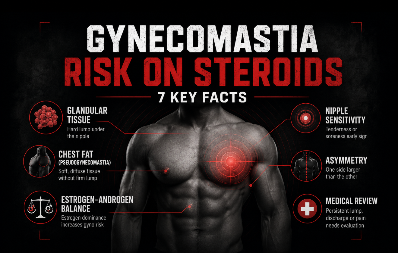 gynecomastia risk on steroids glandular tissue explained
