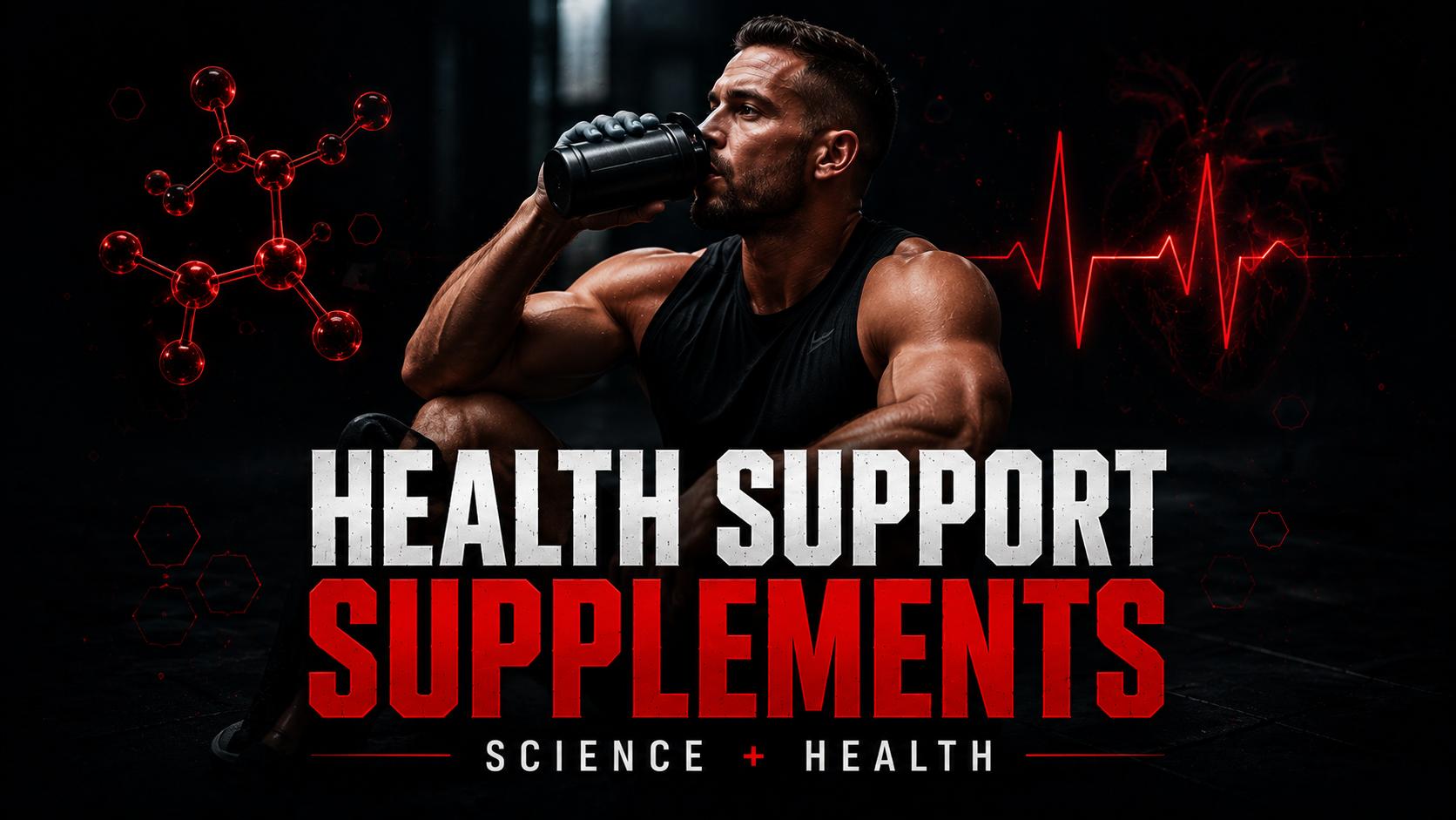 Health Support Supplements — omega-3, vitamin D, magnesium, zinc, NAC, fiber evidence guide
