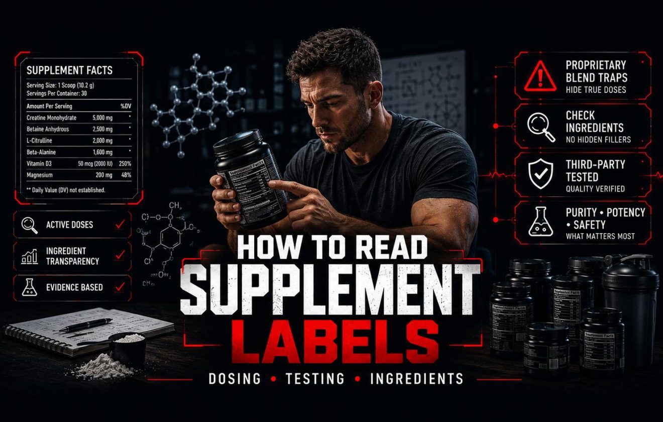 How to read supplement labels guide about dosing testing and ingredients
