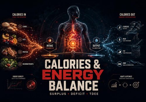 Calories and energy balance guide about calorie surplus deficit and TDEE