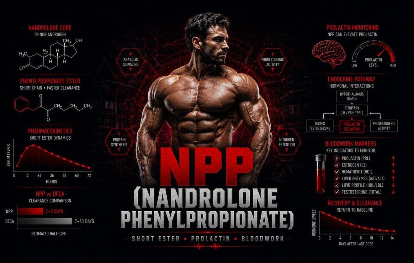 NPP nandrolone phenylpropionate guide about prolactin pharmacology and bloodwork
