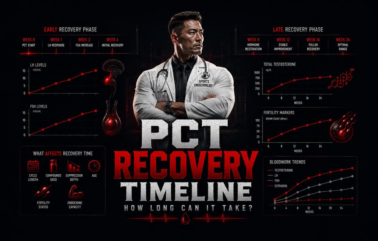 PCT recovery timeline guide about testosterone recovery bloodwork and hormones