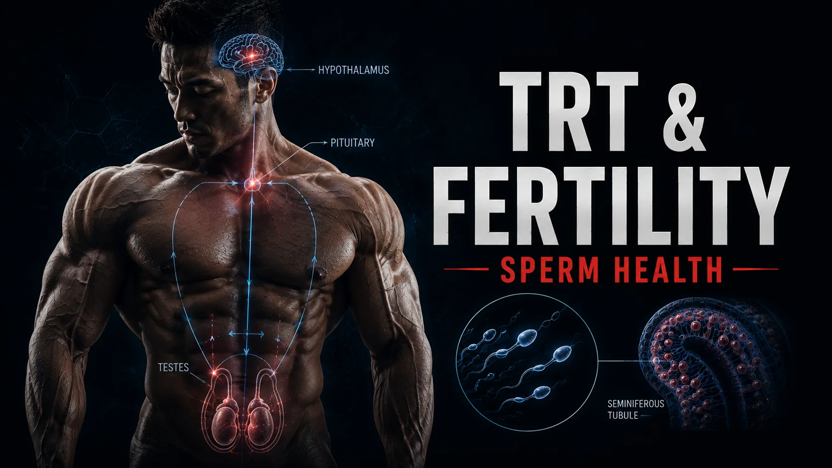 TRT and fertility sperm production hCG FSH protect